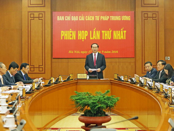 Chủ tịch nước chủ trì họp Ban Chỉ đạo Cải cách tư pháp Trung ương ảnh 1
