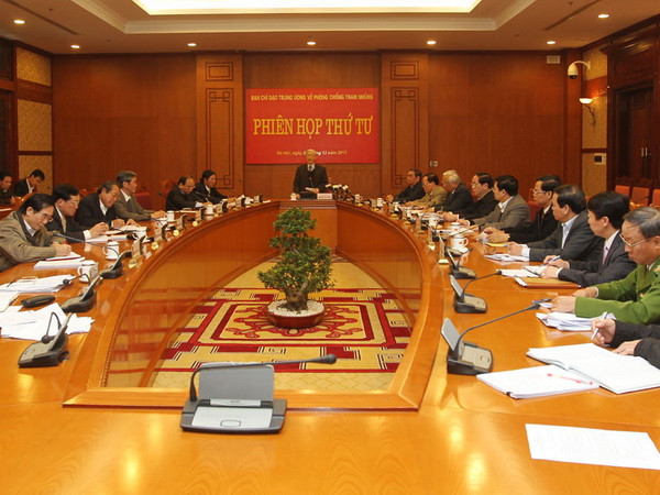 Ban Chỉ đạo TW phòng, chống tham nhũng họp phiên thứ 4 ảnh 1