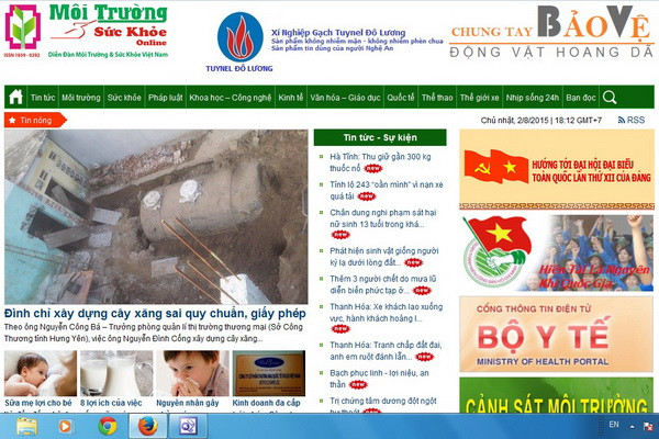 Quyết định xử phạt hành chính Tạp chí Môi trường và Sức khỏe ảnh 1