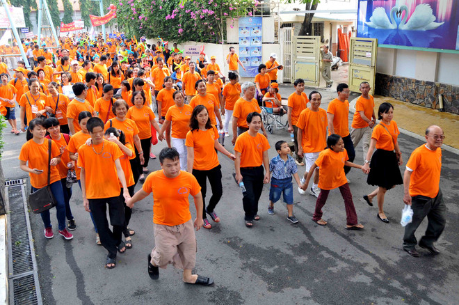 Gần 8.000 người đi bộ đồng hành vì nạn nhân chất độc da cam ảnh 1