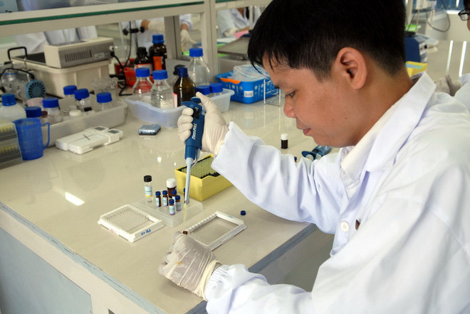 [Photo] Bộ kit Elisa phát hiện dư lượng melamine trong sữa ảnh 1