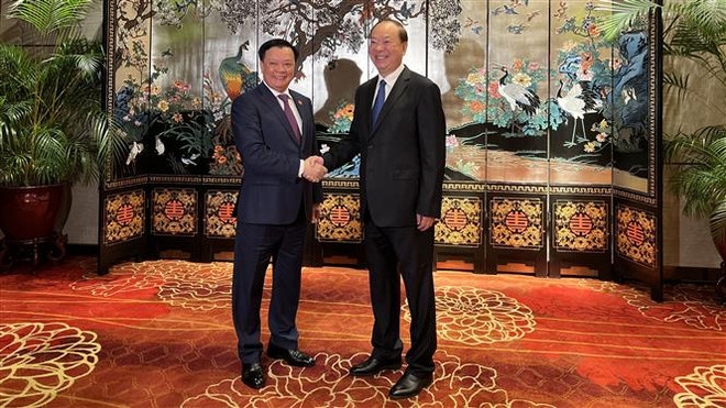 Bí thư Thành ủy Hà Nội thăm và làm việc tại tỉnh Quảng Đông ảnh 1