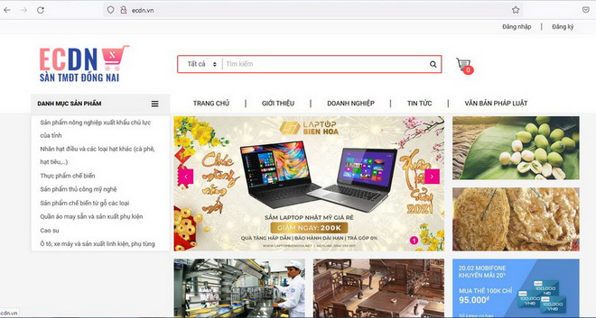 Đồng Nai ra mắt sàn giao dịch thương mại điện tử ecdn.vn ảnh 1