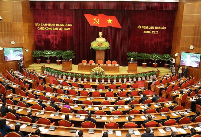 Bế mạc Hội nghị lần thứ sáu Ban Chấp hành Trung ương Đảng khóa XIII ảnh 1