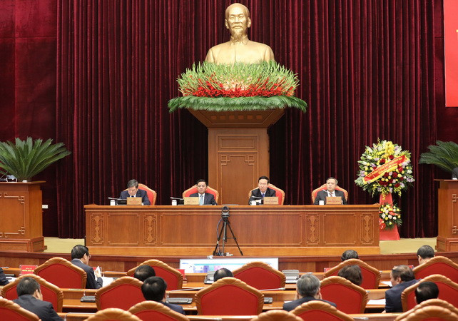 Quang cảnh hội nghị. (Ảnh: Phương Hoa/TTXVN) Thường trực Ban Bí thư: Nhận thức đúng vai trò của kiểm tra, giám sát ảnh 3