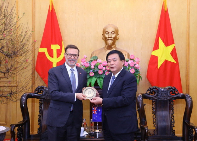 Giám đốc Học viện Chính trị quốc gia Hồ Chí Minh tiếp Đại sứ Australia ảnh 1