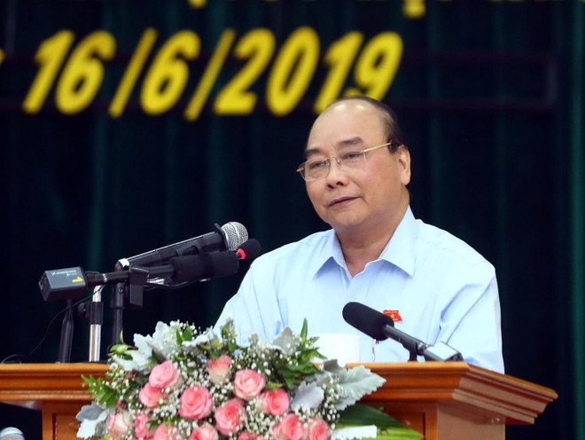 Thủ tướng Nguyễn Xuân Phúc. (Ảnh: Thống Nhất/TTXVN) Công điện của Thủ tướng về phòng tham nhũng trong hoạt động công vụ ảnh 1
