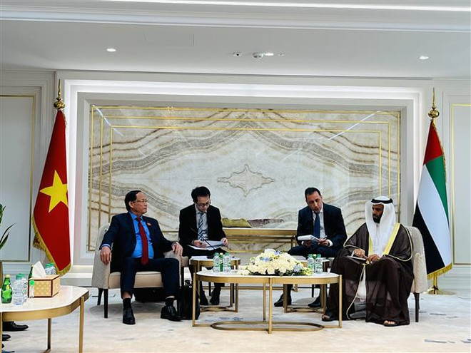 Nhiều biện pháp thúc đẩy hợp tác kinh tế, thương mại Việt Nam-UAE ảnh 1