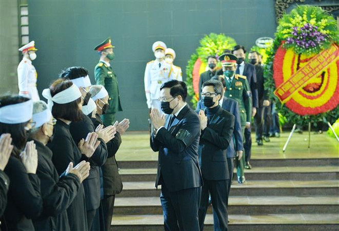 Lời cảm ơn của Ban Lễ tang và gia đình đồng chí Vũ Oanh ảnh 1