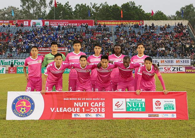 Đội Sài Gòn FC. (Nguồn: vnleague.com) V.League 2018: Sài Gòn FC giành trọn 3 điểm trước Hoàng Anh Gia Lai ảnh 1