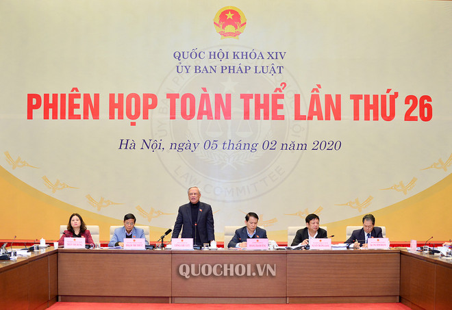 Phiên họp thứ 26 của Ủy ban Pháp luật của Quốc hội ảnh 1