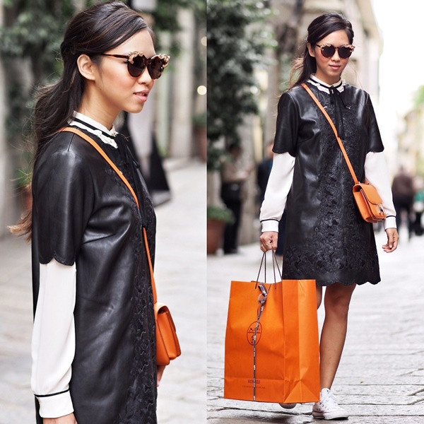 Đen và Da cam: Combo phối đồ "thần thánh" của mùa Halloween ảnh 7