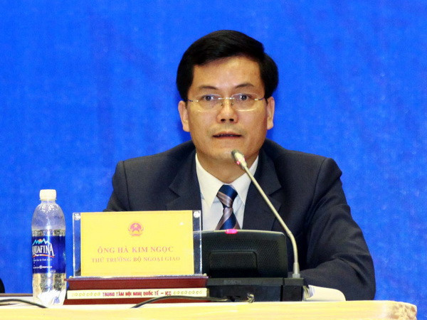 Thứ trưởng Bộ Ngoại giao Hà Kim Ngọc. (Ảnh: Doãn Tấn/TTXVN) CICA khẳng định nguyện vọng về một châu Á hòa bình ảnh 1