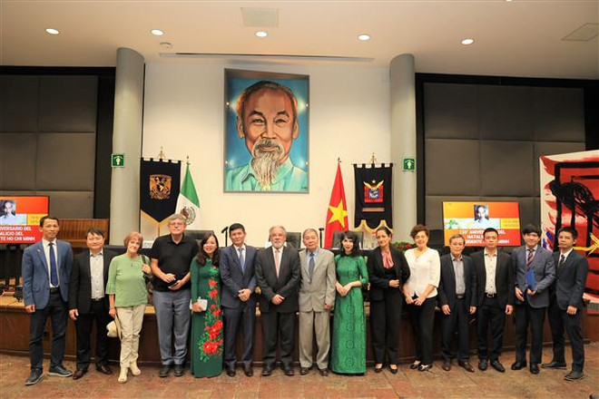 Tọa đàm về Chủ tịch Hồ Chí Minh tại trường đại học lớn nhất Mexico ảnh 3