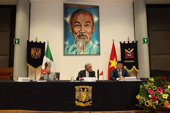 Tọa đàm về Chủ tịch Hồ Chí Minh tại trường đại học lớn nhất Mexico ảnh 2