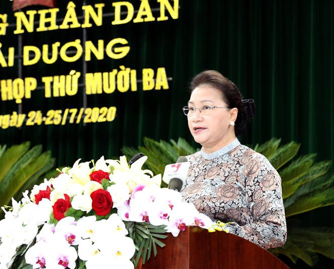 Chủ tịch Quốc hội dự Kỳ họp thứ 13 Hội đồng nhân dân tỉnh Hải Dương ảnh 2