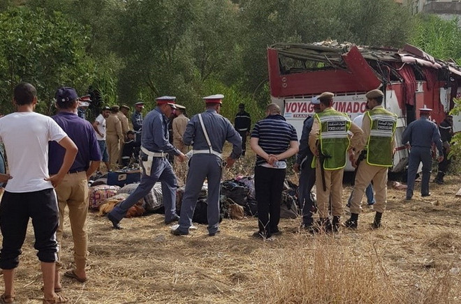 Tai nạn đường bộ thảm khốc ở Maroc, ít nhất 17 người thiệt mạng ảnh 1