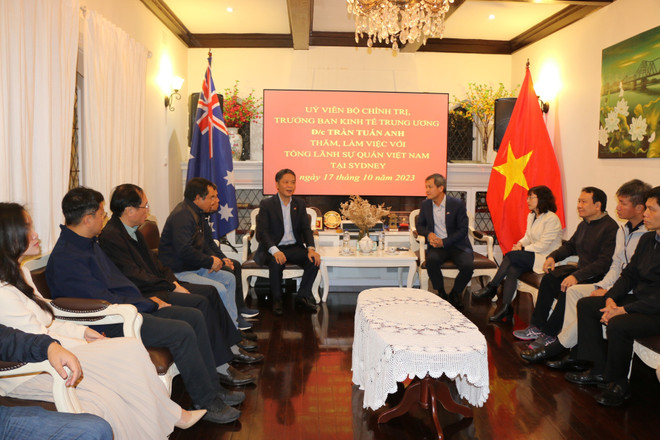 Đoàn Đại biểu Cấp cao Đảng Cộng sản Việt Nam làm việc tại Australia ảnh 6
