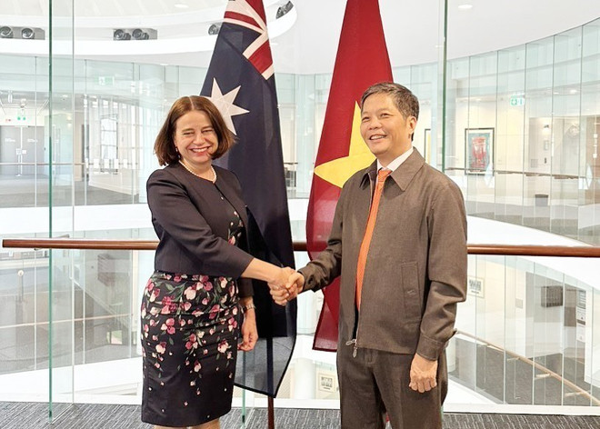 Đoàn Đại biểu Cấp cao Đảng Cộng sản Việt Nam làm việc tại Australia ảnh 3