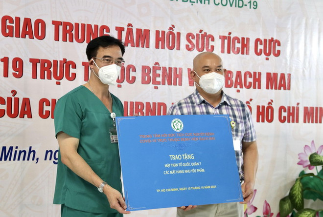 TP.HCM: Tiếp nhận trung tâm Hồi sức người bệnh COVID-19 BV Bạch Mai ảnh 3
