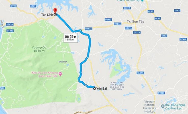 Hà Nội khởi công dự án nâng cấp đường Tản Lĩnh-Yên Bài ảnh 1