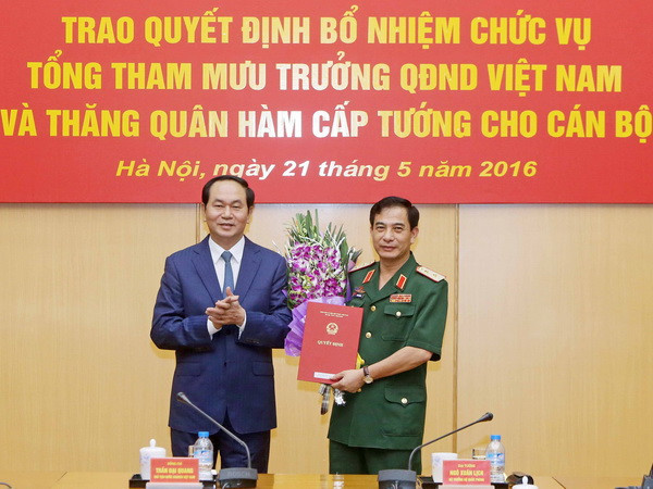 Trao quyết định bổ nhiệm Tổng Tham mưu trưởng Quân đội Nhân dân ảnh 1