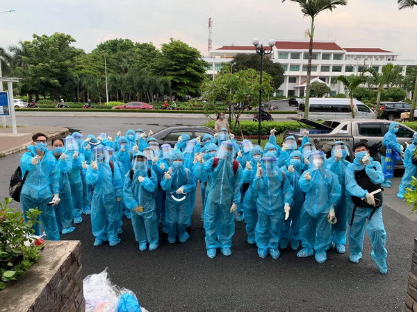 Sinh viên Cần Thơ chi viện tỉnh Đồng Tháp chống dịch COVID-19 ảnh 1