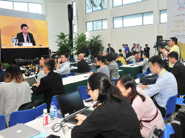 Họp báo kết quả Hội nghị liên Bộ trưởng Ngoại giao-Kinh tế APEC lần 29 ảnh 1