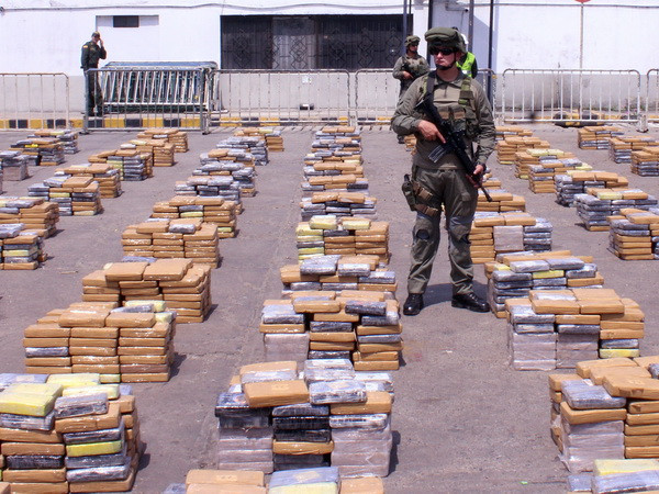 Colombia thu giữ một tấn cocain đang trên đường tới châu Âu ảnh 1