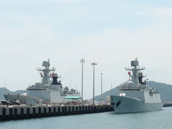 Biên đội tàu Hải quân Trung Quốc thăm Cảng quốc tế TP Hồ Chí Minh ảnh 1