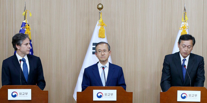 Hàn-Mỹ-Nhật thảo luận biện pháp trừng phạt mạnh hơn chống Triều Tiên ảnh 1