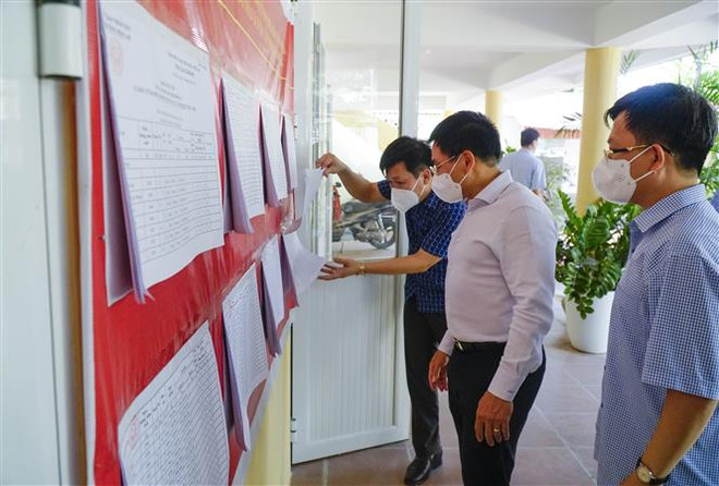 Điện Biện, Ninh Bình bảo đảm an toàn phòng dịch cho Ngày hội bầu cử ảnh 1