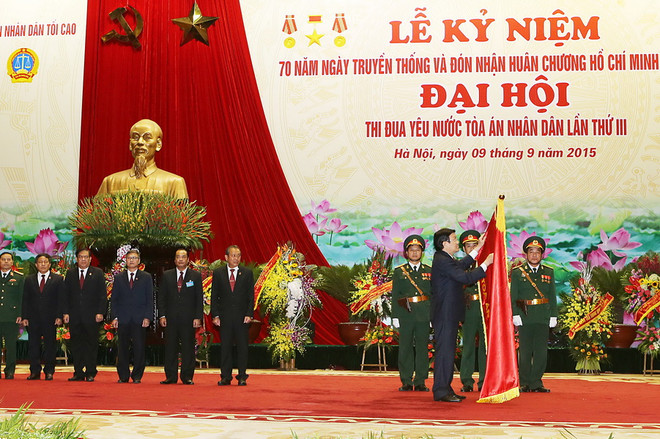 Tòa án Nhân dân Tối cao kỷ niệm 70 năm ngày truyền thống ảnh 1