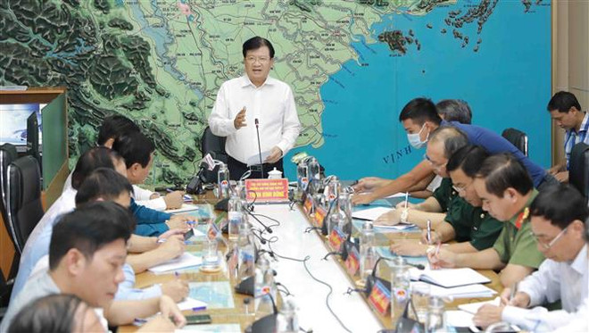 Triển khai các phương án ứng phó bão số 5 theo phương châm 4 tại chỗ ảnh 1