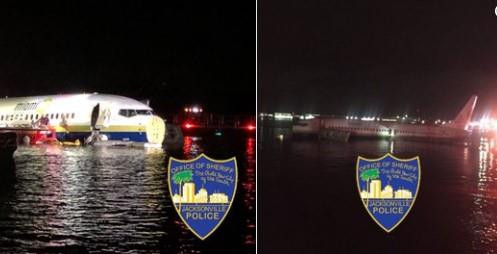 Máy bay Boeing 737 chở 136 người hạ cánh xuống sông tại Mỹ ảnh 1