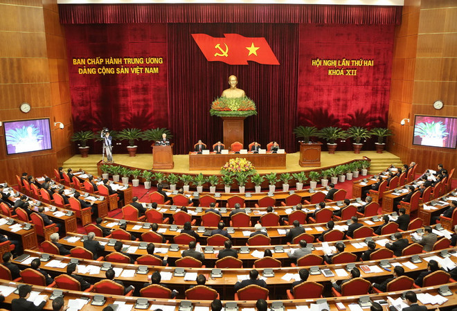 Ngày làm việc đầu Hội nghị lần 2 BCH Trung ương Đảng khóa XII ảnh 1