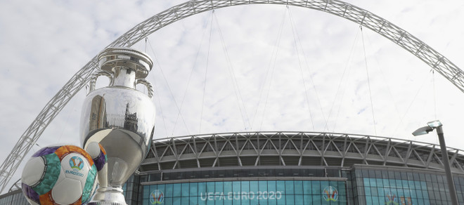 EURO 2020: Sân vận động Wembley đang nóng dần lên ảnh 1