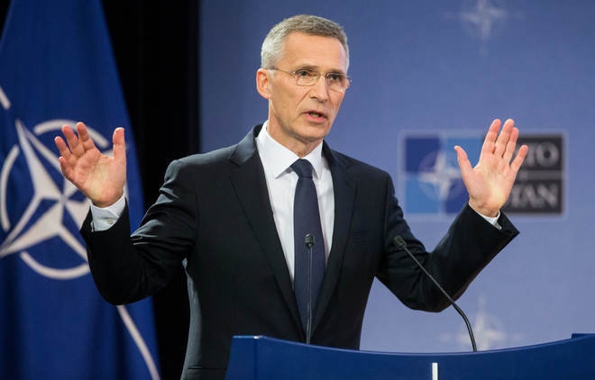 Tổng thư ký NATO Jens Stoltenberg. (Ảnh: EPA/TTXVN) Tổng thư ký NATO Stoltenberg lên kế hoạch gặp Tổng thống Mỹ ảnh 1