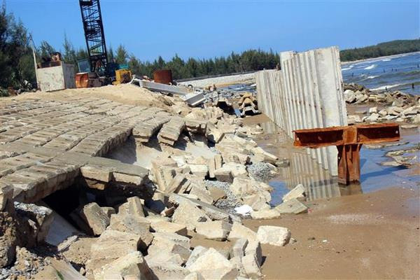 Quảng Nam: Hoàn thành sửa chữa kè biển Tam Hải bị sạt lở nghiêm trọng ảnh 1