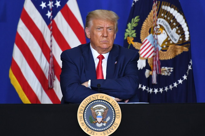Tổng thống Mỹ Donald Trump. (Ảnh: AFP/TTXVN) Tổng thống Mỹ sẽ có bài phát biểu với Liên hợp quốc từ Nhà Trắng ảnh 1