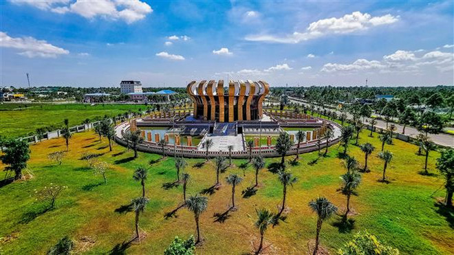 Cần Thơ: Khẩn trương sửa chữa các hạng mục bị lún ở đền thờ Vua Hùng ảnh 3