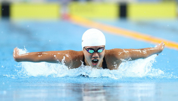 Nguyễn Thị Ánh Viên đoạt Huy chương Vàng nội dung 400m hỗn hợp nữ tại SEA Games 27. (Ảnh: Quang Nhựt/TTXVN) 10 sự kiện nổi bật ngành văn hóa, thể thao và du lịch ảnh 1