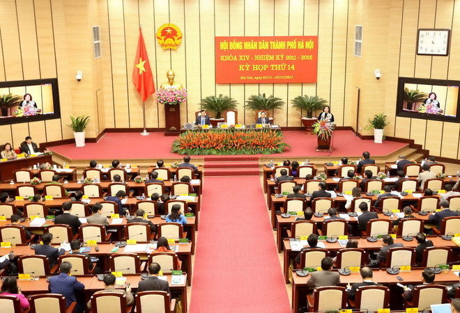 Bế mạc kỳ họp thứ 14 Hội đồng Nhân dân thành phố Hà Nội khóa XIV ảnh 1