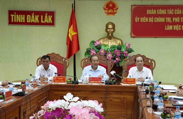 Phó Thủ tướng Trương Hòa Bình làm việc tại tỉnh Đắk Lắk ảnh 1