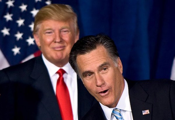 Ứng cử viên Tổng thống Mỹ năm 2012 Mitt Romney và Tổng thống Mỹ đắc cử Donald Trump (Nguồn: thepoliticalinsider.com) Tổng thống đắc cử Mỹ Donald Trump gặp ông Mitt Romney ảnh 1