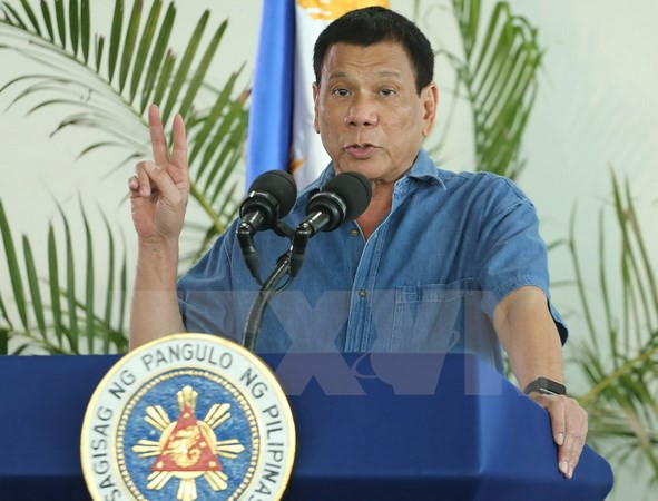 Tổng thống Philippines Rodrigo Duterte. (Nguồn: AFP/TTXVN) Philippines khẳng định việc theo đuổi chính sách đối ngoại độc lập ảnh 1