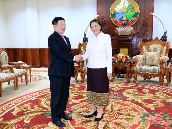 Lãnh đạo Lào đánh giá cao sự giúp đỡ của Kiểm toán Việt Nam ảnh 1