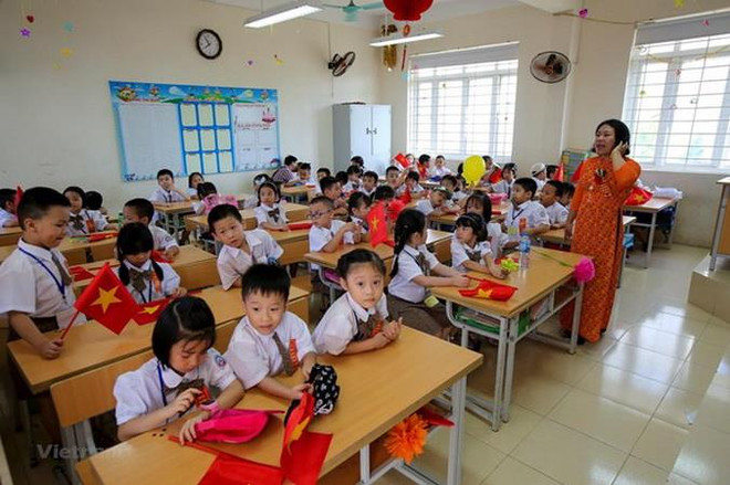 (Ảnh: Minh Sơn/TTXVN) Hà Nội: Đảm bảo 5 "rõ" trong tuyển sinh vào trường Mầm non, lớp 1 và 6 ảnh 1