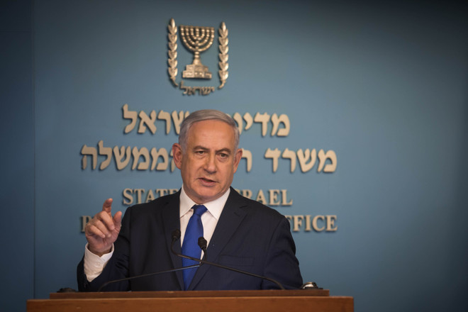 Thủ tướng Israel Benjamin Netanyahu. (Nguồn: THX/TTXVN) Israel hoàn toàn ủng hộ việc Mỹ và đồng minh tấn công Syria ảnh 1