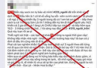 Thông tin sai sự thật về Covid-19. (Ảnh chụp màn hình). Liều thuốc cho "căn bệnh" tin giả trong dịch COVID-19 ảnh 1